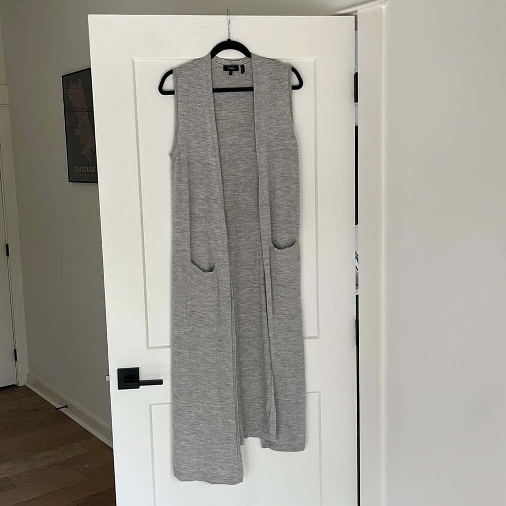 Theory Merino Wool Vest Duster